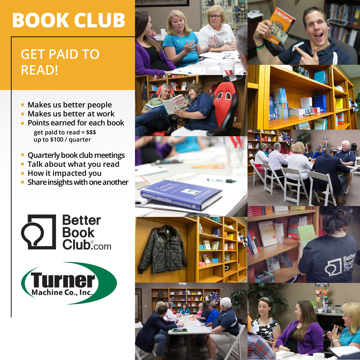 Better Book Club, What Makes Turner Machine Better